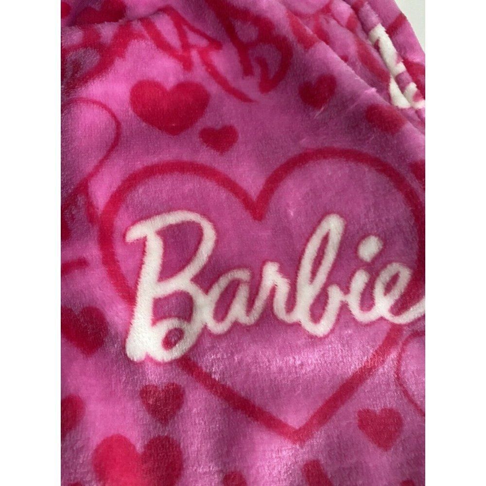 Barbie Apparel Women’s Sz L Hot Pink Logo Shorts Super Soft‎ With Pockets NEW - Picture 4 of 12